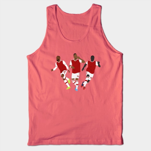 Lacazette Aubameyang Pepe Tank Top by InspireSoccer